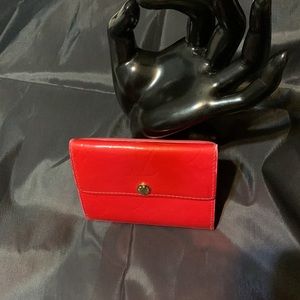 Red - Vernis Elise Coin Purse- Pomme D’Amour